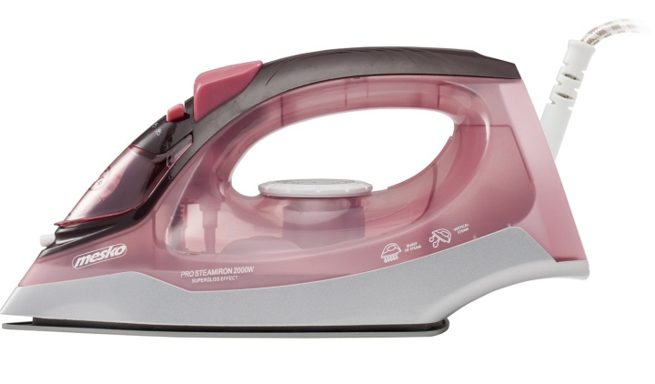 Mesko rosa ångstrykjärn, 2600 W in the group HOME, HOUSEHOLD & GARDEN / Clothes care / Irons at TP E-commerce Nordic AB (38-29873)
