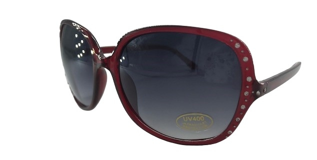 Sunglasses, UV Protection, Red, Rhinestones in the group Sport, leisure & Hobby / Accessories / Sunglasses at TP E-commerce Nordic AB (38-29900)