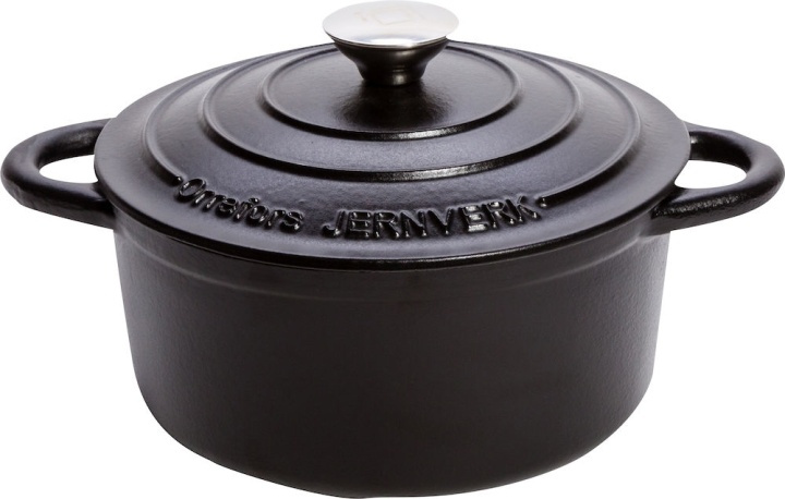 Orrefors Jernverk cast iron casserole, 2.8 liters, black in the group HOME, HOUSEHOLD & GARDEN / Kitchen utensils / Pots & Pans at TP E-commerce Nordic AB (38-29965)