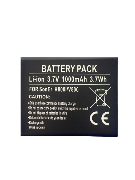 Batteri till Sony Ericsson K800i/V800 (1000 mAh) in the group SMARTPHONE & TABLETS / Other accessories / Mobile phone batteries at TP E-commerce Nordic AB (38-3013)