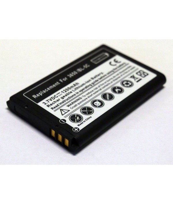 Battery for Nokia, BL-5C (1150 mAh) in the group SMARTPHONE & TABLETS / Other accessories / Mobile phone batteries at TP E-commerce Nordic AB (38-3025)