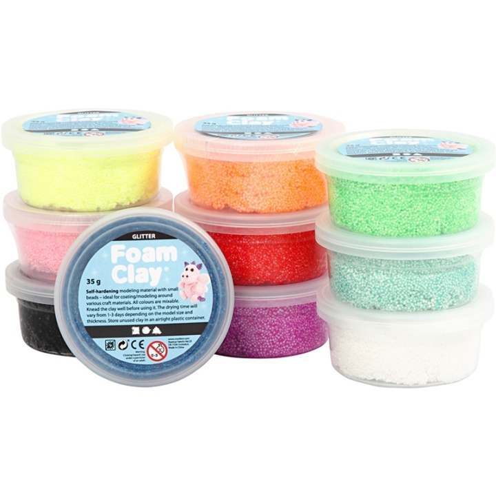 Mixade Färger Glitter 10x35g in the group TOYS, KIDS & BABY PRODUCTS / Toys / Clay, play sand and accessories at TP E-commerce Nordic AB (38-30978)