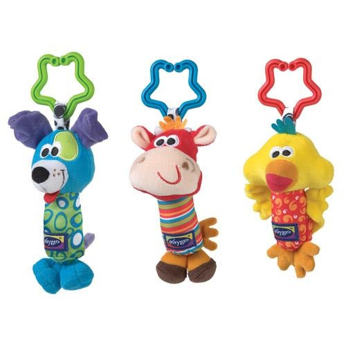 Playgro Vagnsleksak 3-pack (181059) in the group TOYS, KIDS & BABY PRODUCTS / Strollers & Accessories / Stroller toys at TP E-commerce Nordic AB (38-31730)