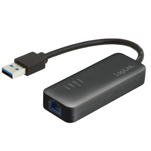 LogiLink USB 3.0 -> RJ45 Gigabit (UA0184) in the group COMPUTERS & PERIPHERALS / Computer accessories / USB-Hubs at TP E-commerce Nordic AB (38-32662)