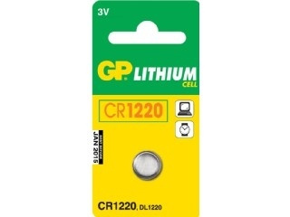 GP CR1220 3V 35mAh Lithium (2180) in the group HOME ELECTRONICS / Batteries & Chargers / Batteries / Button cell at TP E-commerce Nordic AB (38-33024)