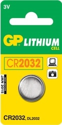 GP CR2032 3V 1-pack (GP2184) in the group HOME ELECTRONICS / Batteries & Chargers / Batteries / Button cell at TP E-commerce Nordic AB (38-33033)