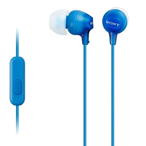 Sony Headset in-ear MDR-EX15AP Blå (MDREX15APLI.CE7) in the group HOME ELECTRONICS / Audio & Picture / Headphones & Accessories / Headphones at TP E-commerce Nordic AB (38-33144)
