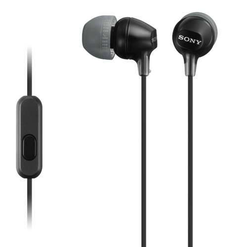 Sony Headset in-ear MDR-EX15AP Sv (MDREX15APB.CE7) in the group HOME ELECTRONICS / Audio & Picture / Headphones & Accessories / Headphones at TP E-commerce Nordic AB (38-33146)