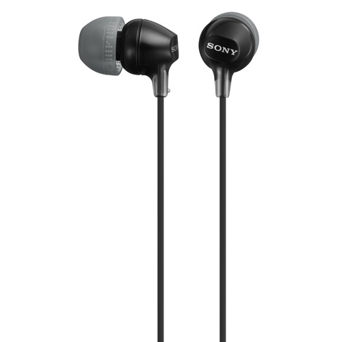 Sony Hörlurar in-ear MDR-EX15 Svart (MDREX15LPB.AE) in the group HOME ELECTRONICS / Audio & Picture / Headphones & Accessories / Headphones at TP E-commerce Nordic AB (38-33242)