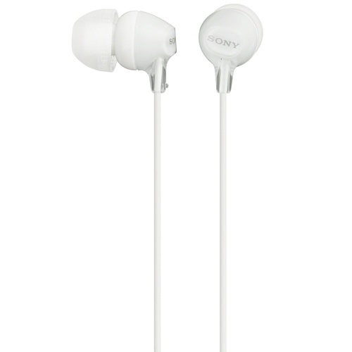 Sony Hörlurar in-ear MDR-EX15 Vit (MDREX15LPW.AE) in the group HOME ELECTRONICS / Audio & Picture / Headphones & Accessories / Headphones at TP E-commerce Nordic AB (38-33243)