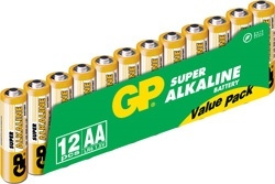 GP Super Alkaline AA12 pack (GP151034) in the group HOME ELECTRONICS / Batteries & Chargers / Batteries / AA at TP E-commerce Nordic AB (38-33521)