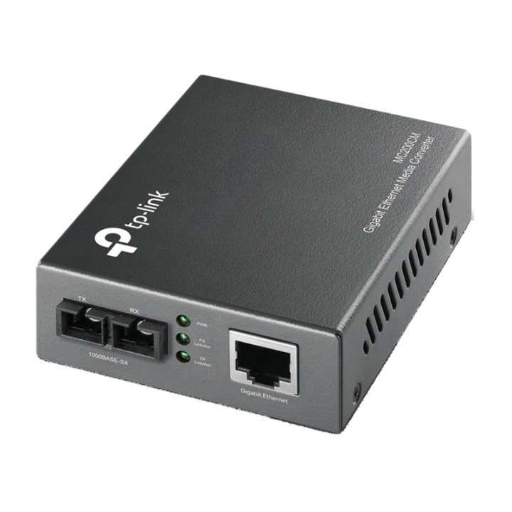 TP-LINK, Fiber SC multimode - TP(RJ45), 1000 Mbps in the group COMPUTERS & PERIPHERALS / Network / Media Converters at TP E-commerce Nordic AB (38-35320)