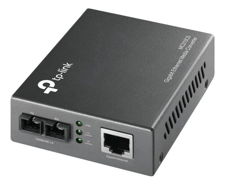TP-LINK, Fiber SC singlemode - TP(RJ45), 1000 Mbps, 15 km in the group COMPUTERS & PERIPHERALS / Network / Media Converters at TP E-commerce Nordic AB (38-35323)