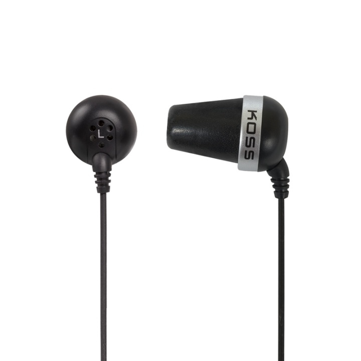Koss Hörlur The Plug Svart In-Ear (186818) in the group HOME ELECTRONICS / Audio & Picture / Headphones & Accessories / Headphones at TP E-commerce Nordic AB (38-36348)