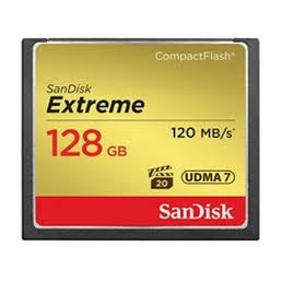 SANDISK Memorycard CF Extreme 128GB 120MB/s UDMA7 in the group HOME ELECTRONICS / Storage media / Memory cards / Compact Flash at TP E-commerce Nordic AB (38-36423)