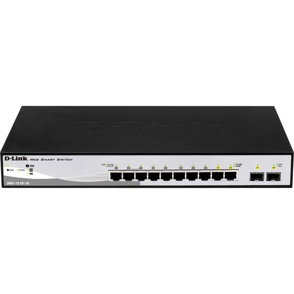 D-Link 8-port 10/100/1000 Gigabit Smart Switch in the group COMPUTERS & PERIPHERALS / Network / Switches / 10/100/1000Mbps at TP E-commerce Nordic AB (38-36803)