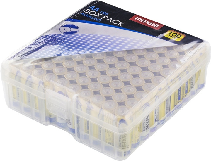 Maxell Box Pack, LR06 / AA batteries, alkaline, 1.5V, 100-pack (790409) in the group HOME ELECTRONICS / Batteries & Chargers / Batteries / AA at TP E-commerce Nordic AB (38-36923)