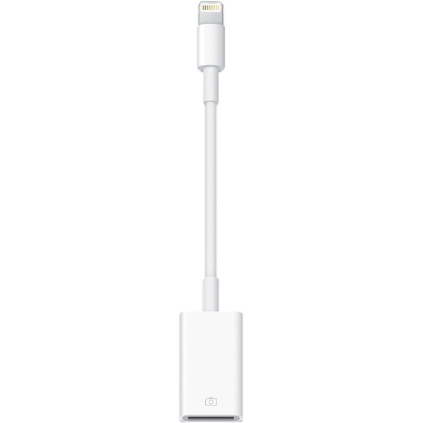 Apple Lightning till USB kameraadapter, vit in the group SMARTPHONE & TABLETS / Chargers & Cables / Adapters at TP E-commerce Nordic AB (38-37145)