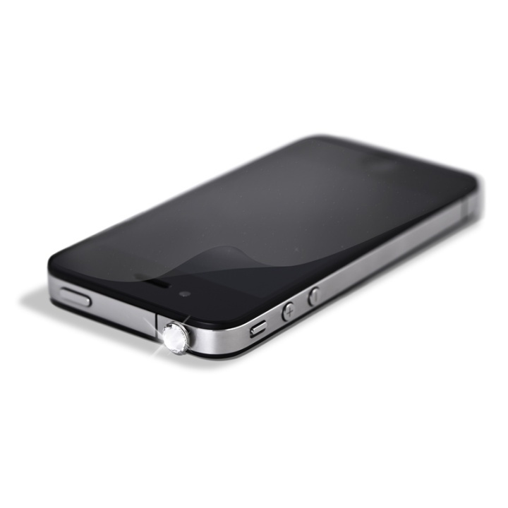 White Diamonds WHITE-DIAMONDS 3,5mm PIN Vit inkl iPhone4 glitterskärmskydd in the group SMARTPHONE & TABLETS / Phone cases / Apple / Older Apple models at TP E-commerce Nordic AB (38-38738)