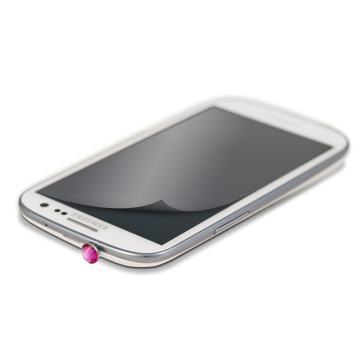 White Diamonds Crystal Pin for Samsung Galax y S III, pink in the group SMARTPHONE & TABLETS / Other accessories / Gadgets at TP E-commerce Nordic AB (38-38746)