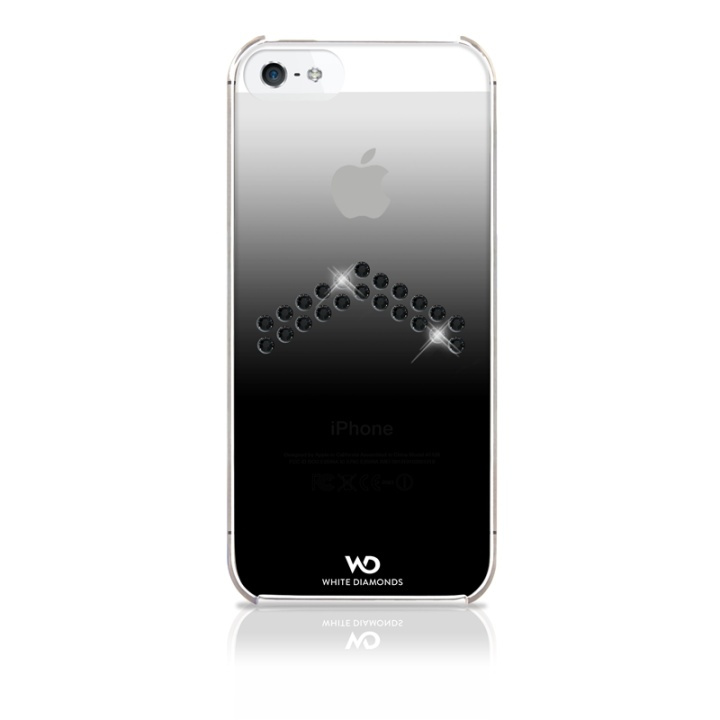 White Diamonds Arrow Mobile Phone Cover for Apple iPhone 5/5s, black in the group SMARTPHONE & TABLETS / Phone cases / Apple / iPhone 5/5S/SE / Cases at TP E-commerce Nordic AB (38-38751)