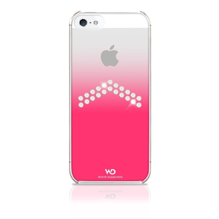 White Diamonds Arrow Mobile Phone Cover for Apple iPhone 5/5s, pink in the group SMARTPHONE & TABLETS / Phone cases / Apple / iPhone 5/5S/SE / Cases at TP E-commerce Nordic AB (38-38752)