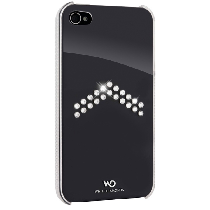 White Diamonds Arrow Mobile Phone Cover for Apple iPhone 4/4S, transparent in the group SMARTPHONE & TABLETS / Phone cases / Apple / iPhone 4/4S / Cases at TP E-commerce Nordic AB (38-38753)