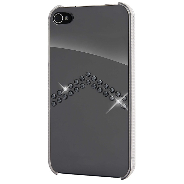 White Diamonds Arrow Mobile Phone Cover for Apple iPhone 4/4S, chrome in the group SMARTPHONE & TABLETS / Phone cases / Apple / iPhone 4/4S / Cases at TP E-commerce Nordic AB (38-38754)