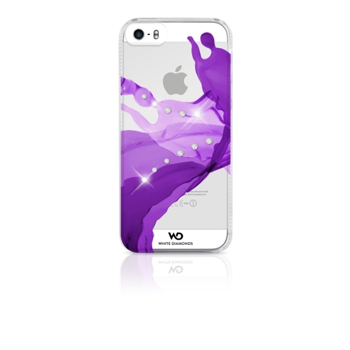 White Diamonds Liquids Mobile Phone Cover iPhone 5/5s/SE, purple in the group SMARTPHONE & TABLETS / Phone cases / Apple / iPhone 5/5S/SE / Cases at TP E-commerce Nordic AB (38-38777)