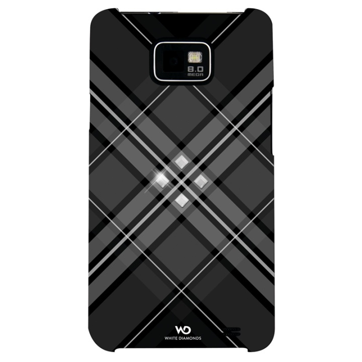 White Diamonds Grid Mobile Phone Cover for S amsung Gt-i9100 Galaxy S II, b in the group SMARTPHONE & TABLETS / Phone cases / Samsung at TP E-commerce Nordic AB (38-38812)