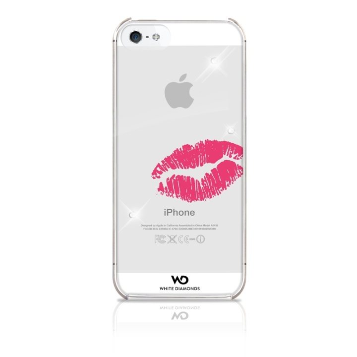 White Diamonds Lipstick Heart Mobile Phone C over for Apple iPhone 5/5s, re in the group SMARTPHONE & TABLETS / Phone cases / Apple / iPhone 5/5S/SE / Cases at TP E-commerce Nordic AB (38-38827)