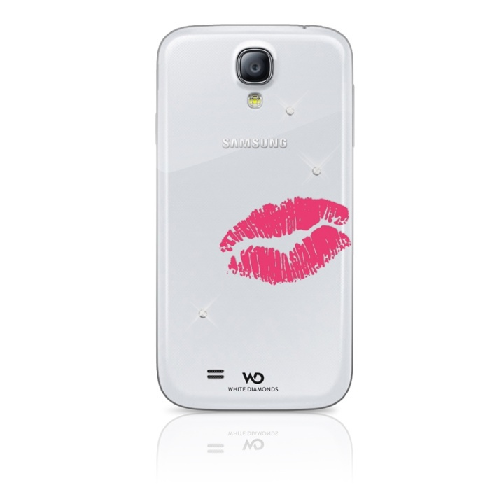 White Diamonds Lipstick Kiss Mobile Phone Co ver for Samsung Galaxy S 4, re in the group SMARTPHONE & TABLETS / Phone cases / Samsung at TP E-commerce Nordic AB (38-38830)