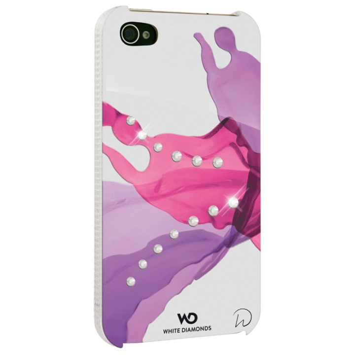 White Diamonds Liquids Mobile Phone Cover fo r Apple iPhone 4/4S, pink in the group SMARTPHONE & TABLETS / Phone cases / Apple / iPhone 4/4S / Cases at TP E-commerce Nordic AB (38-38839)