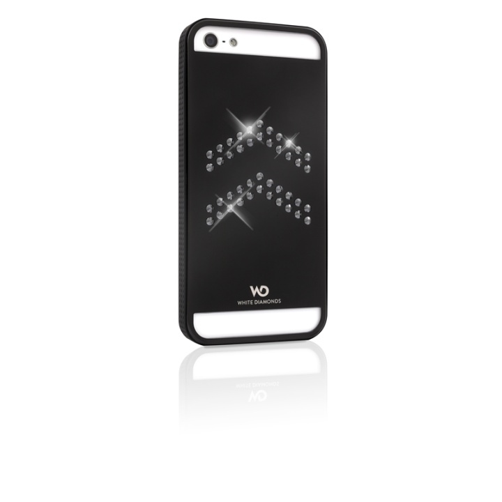 White Diamonds Mobile Phone Cover Metal Avia tor for iPhone 5, Black in the group SMARTPHONE & TABLETS / Phone cases / Apple / iPhone 5/5S/SE / Cases at TP E-commerce Nordic AB (38-38845)