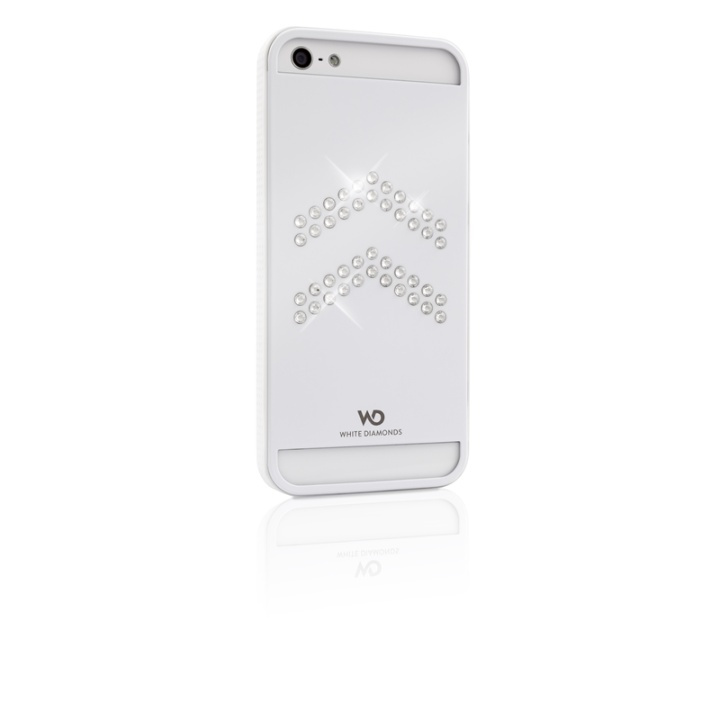 White Diamonds Mobile Phone Cover Metal Avia tor for iPhone 5, White in the group SMARTPHONE & TABLETS / Phone cases / Apple / iPhone 5/5S/SE / Cases at TP E-commerce Nordic AB (38-38846)