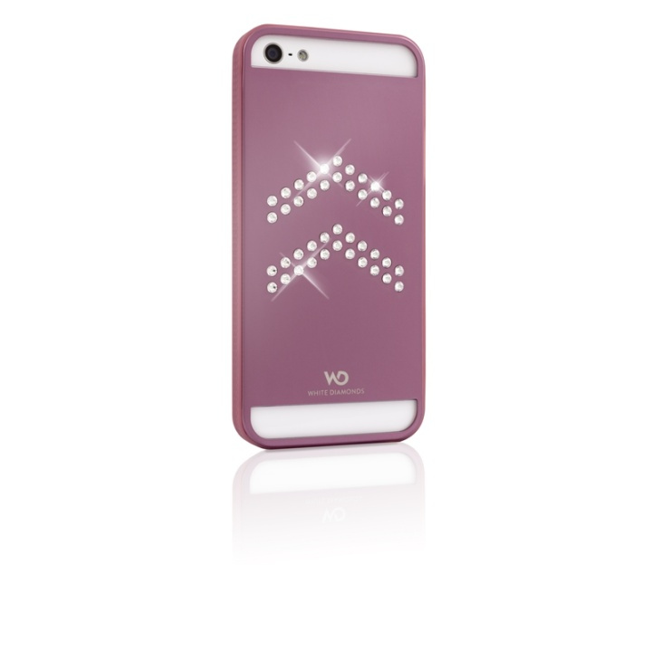 White Diamonds Mobile Phone Cover Metal Avia tor for iPhone 5, Pink in the group SMARTPHONE & TABLETS / Phone cases / Apple / iPhone 5/5S/SE / Cases at TP E-commerce Nordic AB (38-38847)