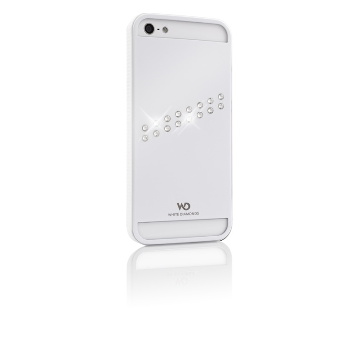 White Diamonds WHITE-DIAMONDS Skal Metal iPhone 5/5s/SE Stream Vit in the group SMARTPHONE & TABLETS / Phone cases / Apple / iPhone 5/5S/SE / Cases at TP E-commerce Nordic AB (38-38853)