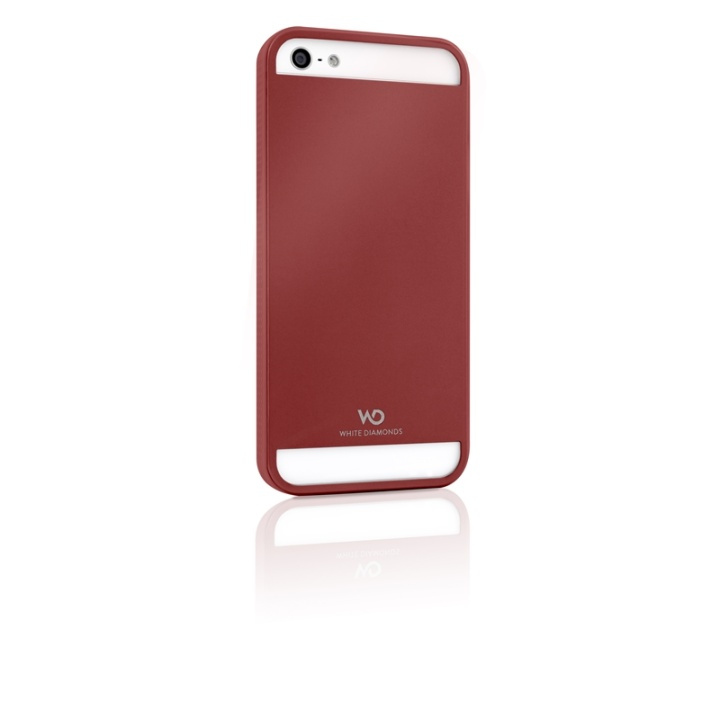 White Diamonds Mobile Phone Cover Metal for iPhone 5, Red in the group SMARTPHONE & TABLETS / Phone cases / Apple / iPhone 5/5S/SE / Cases at TP E-commerce Nordic AB (38-38854)