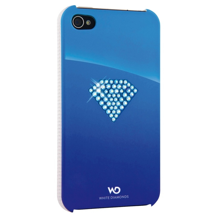 White Diamonds Rainbow Mobile Phone Cover fo r Apple iPhone 4/4S, blue in the group SMARTPHONE & TABLETS / Phone cases / Apple / iPhone 4/4S / Cases at TP E-commerce Nordic AB (38-38872)