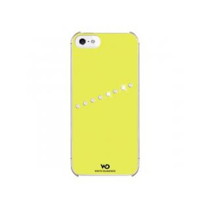 White Diamonds Sash Mobile Phone Cover for A pple iPhone 5/5s, neon yellow in the group SMARTPHONE & TABLETS / Phone cases / Apple / iPhone 5/5S/SE / Cases at TP E-commerce Nordic AB (38-38878)