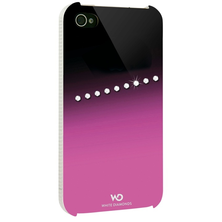 White Diamonds Sash Mobile Phone Cover for A pple iPhone 4/4S, pink in the group SMARTPHONE & TABLETS / Phone cases / Apple / iPhone 4/4S / Cases at TP E-commerce Nordic AB (38-38883)
