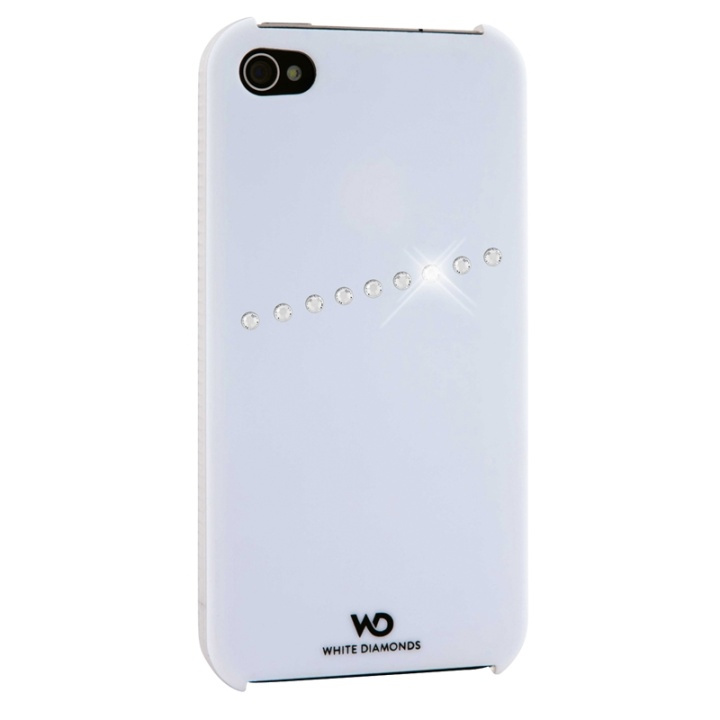 White Diamonds Sash Mobile Phone Cover for A pple iPhone 4/4S, white in the group SMARTPHONE & TABLETS / Phone cases / Apple / iPhone 4/4S / Cases at TP E-commerce Nordic AB (38-38886)