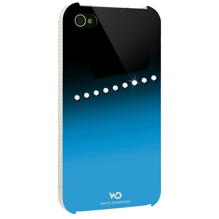 White Diamonds Sash Mobile Phone Cover for A pple iPhone 4/4S, blue in the group SMARTPHONE & TABLETS / Phone cases / Apple / iPhone 4/4S / Cases at TP E-commerce Nordic AB (38-38887)