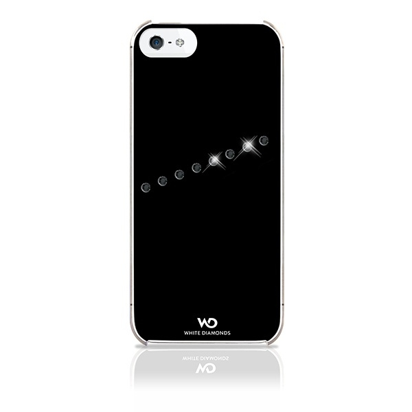 White Diamonds Sash Mobile Phone Cover for A pple iPhone 5/5s, black in the group SMARTPHONE & TABLETS / Phone cases / Apple / iPhone 5/5S/SE / Cases at TP E-commerce Nordic AB (38-38888)