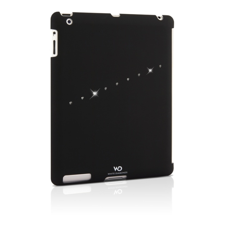 White Diamonds Sash Cover for iPad 3rd/4th G eneration, black in the group SMARTPHONE & TABLETS / Tablet cases / Apple iPad at TP E-commerce Nordic AB (38-38893)