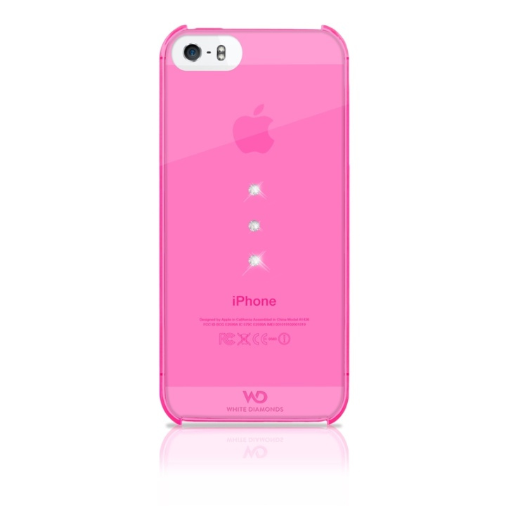 White Diamonds Trinity Mobile Phone Cover fo r Apple iPhone 5/5s, pink in the group SMARTPHONE & TABLETS / Phone cases / Apple / iPhone 5/5S/SE / Cases at TP E-commerce Nordic AB (38-38905)