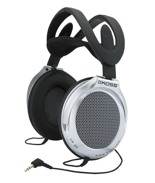 Koss Headphone UR40 Over Ear Silver in the group HOME ELECTRONICS / Audio & Picture / Headphones & Accessories / Headphones at TP E-commerce Nordic AB (38-38977)