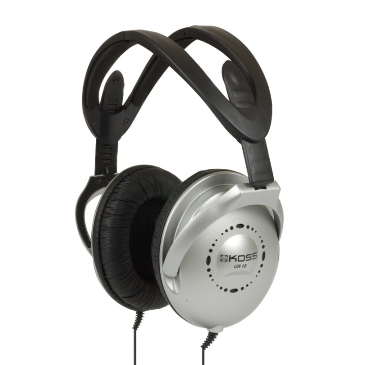 Koss Stereo OverEar Headphone UR-1 8, Black/Silver in the group HOME ELECTRONICS / Audio & Picture / Headphones & Accessories / Headphones at TP E-commerce Nordic AB (38-38978)