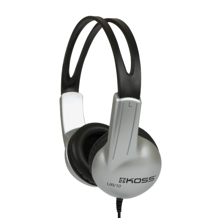KOSS Stereo OverEar Headphones UR10, Silver in the group HOME ELECTRONICS / Audio & Picture / Headphones & Accessories / Headphones at TP E-commerce Nordic AB (38-38981)