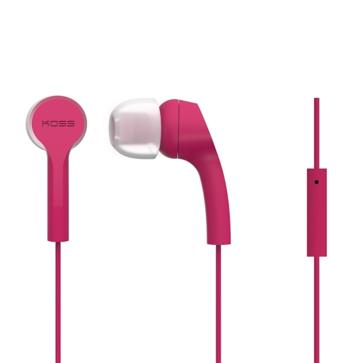 Koss Earphones KEB9iP Rosa In-Ear with one touch mic in the group HOME ELECTRONICS / Audio & Picture / Headphones & Accessories / Headphones at TP E-commerce Nordic AB (38-39013)